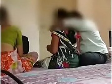 Indian threesome sex with with two famales