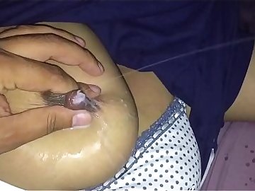 Desi Wife Lactating - Squirting Milky Boobs