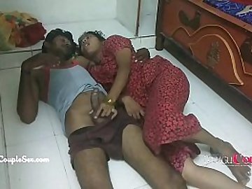 desi Indian telugu couple fucking on the floor