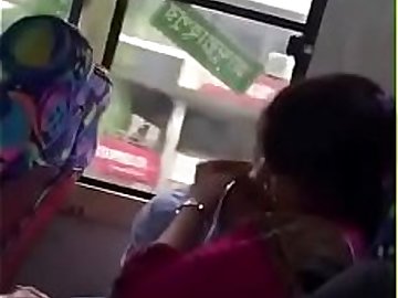 Bangladeshi bf and gf in local Bus