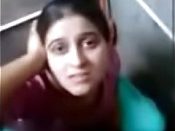 punjabi girl komal giving hot blowjob in toilet and making her boyfriend cum