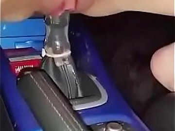 women fucking on car gear putting condom on gear