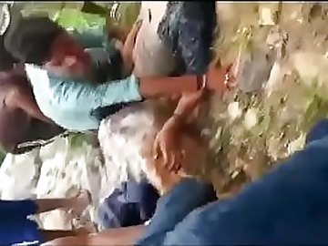 ( Clear Hindi audio ) Indian girl gangraped by village boys very Brutally rap and she crying a lot for help ( Real Gangraped)