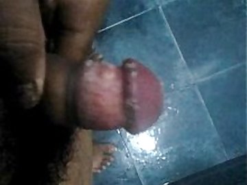 Big Indian dick masturbating