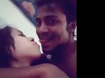 Assamese Hindu girl hot kiss and foreplay with bangladeshi muslim guy
