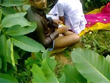 Indian school girl fucking teacher in outdoor sex