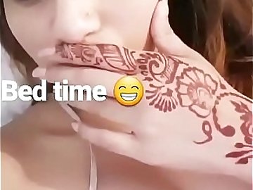 Indian beautiful girl selfie video