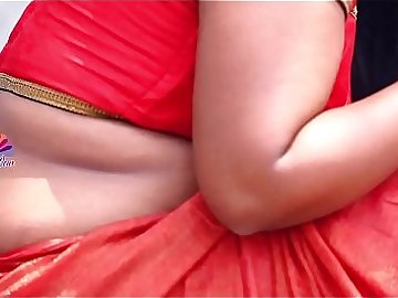 Red saree Beauty