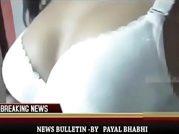 Hot desi news reader giving nude updates full video at pornland.in