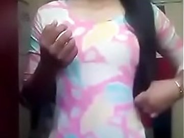 Indian girlfriend undressing part 1