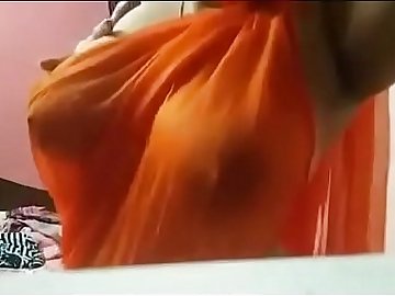 beautiful indian girl shacking boobs