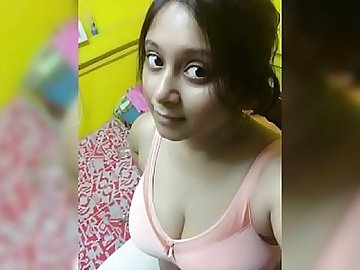 Savita Big Boob Desi Girl In Pink Bra And Panty