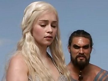 game of thrones , deneris targarian and khal drago sex scene